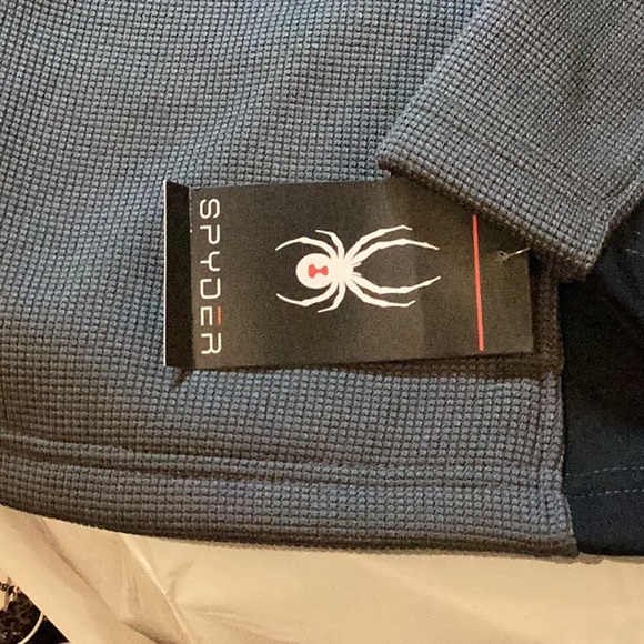 Men’s Spyder Quarter Zip Pullover Polar Jacket Sz. S - Picture 3 of 7